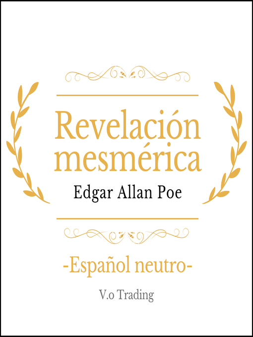 Title details for Revelación mesmérica by Edgar Allan Poe - Available